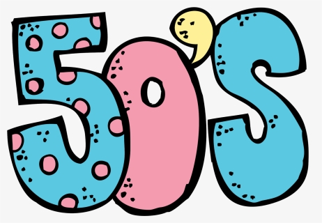 50th Day Of School Clipart - 50's Clipart Png, Transparent Png, Free Download