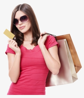 Thumb Image - Girl With Shopping Bag Png, Transparent Png, Free Download