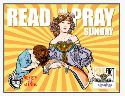 Poster Read And Pray Sunday - Cartoon, HD Png Download, Free Download