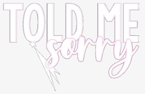 #sorry #text #premades #premade #overlay #png #transparent - Calligraphy, Png Download, Free Download