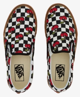 #cherries #red #png #pngs #redpngs #vans #shoes #checkered - Vans, Transparent Png, Free Download