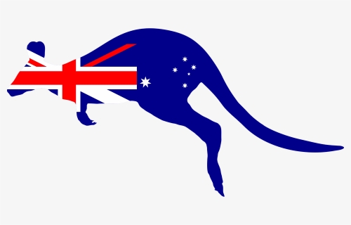 Australia Flag Kangaroo, HD Png Download, Free Download