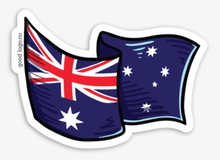 Sticker Of Australian Flag"     Data Rimg="lazy"  Data - Emblem, HD Png Download, Free Download