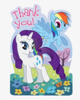 Little Pony Picture With Thank You, HD Png Download, Free Download