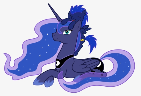 Pony Princess Luna Mammal Fictional Character Purple - Illustration, HD Png Download, Free Download