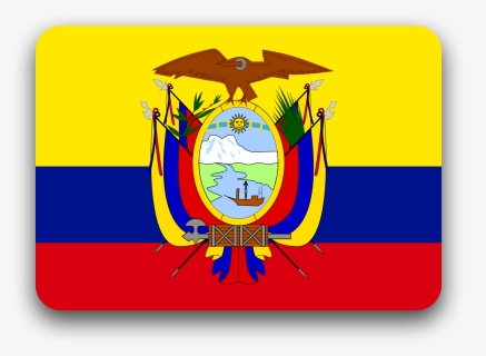 Bandera De Estados Unidos - Ecuador Flag In A Circle, HD Png Download, Free Download
