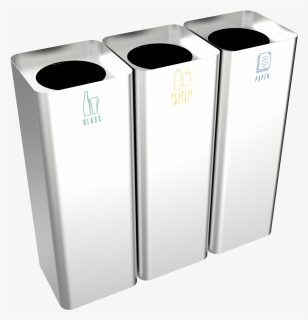 Stainless Steel Modern Design Recycle Bins - Plastic, HD Png Download, Free Download