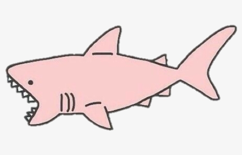 #pastel #pink #cute #shark #edit #png #overlay #aesthetic, Transparent Png, Free Download