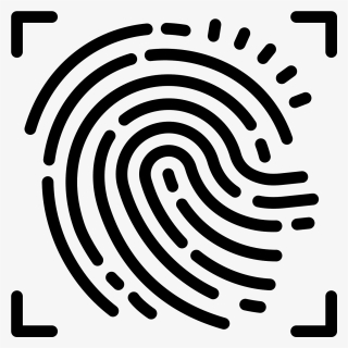 This Looks Like A Zoomed-in Finger Print - Fingerprint Icon Svg, HD Png Download, Free Download