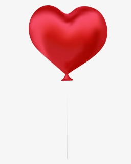 Red Heart Balloon Png Clipart , Png Download - Red Heart Balloon Png, Transparent Png, Free Download