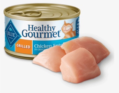 Blue Healthy Gourmet Grilled Chicken Entr& - Canned Blue Buffalo Cat Food, HD Png Download, Free Download
