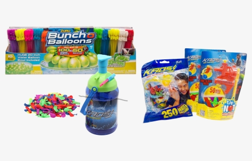 Biodegradable Water Balloons & Quick Filling Accessories - Playset, HD Png Download, Free Download