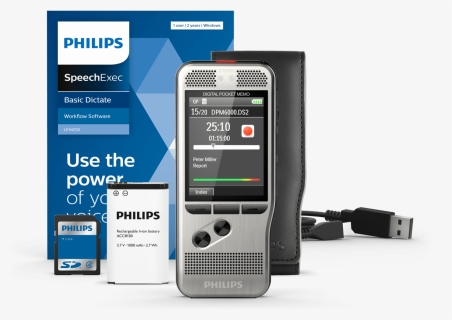 Philips Pocket Memo Dpm 7000, HD Png Download, Free Download
