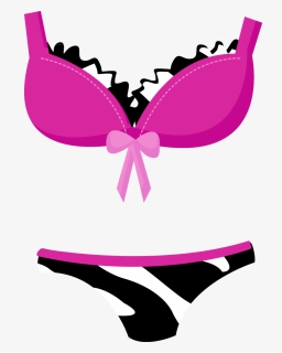 Lingerie Vector Lace Bra - Dibujos Despedida De Soltera, HD Png Download, Free Download