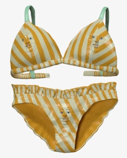 Satin Bralette Set - Swimsuit Top, HD Png Download, Free Download