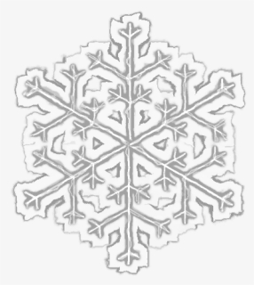 Vector Clip Art Of Grayscale Snowflake - Cartoon Snowflake Png, Transparent Png, Free Download