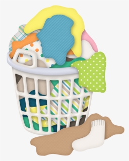 Iron Clipart Laundry - Dirty Laundry Basket Clip Art, HD Png Download, Free Download