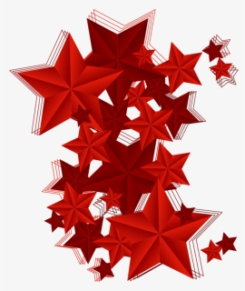 Red Stars Png - Поздравления С Мужским Праздником, Transparent Png, Free Download