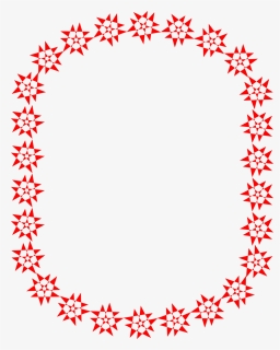 Red Star Frame Clipart Png Library Border Red - Border Clipart Png Hd Color, Transparent Png, Free Download