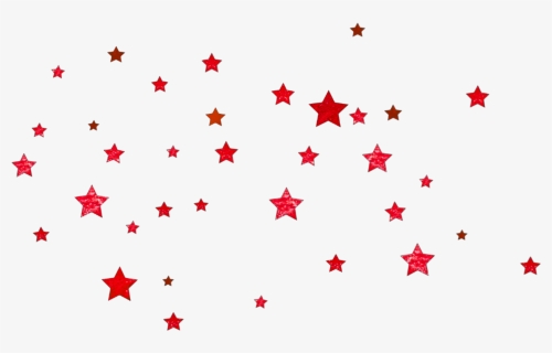 #red #stars #glittery #party #fun #scstar - Hd Red Star Background In Png, Transparent Png, Free Download