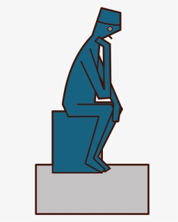 Illustrations Of The Rodin Museum Of Art And The Thinker - Illustration, HD Png Download, Free Download