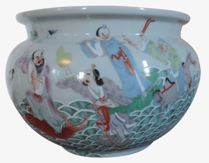 Porcelain Fish Bowl - Porcelain, HD Png Download, Free Download