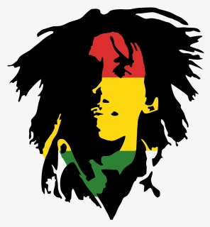 Bob Marley Silhouette Painting, HD Png Download, Free Download