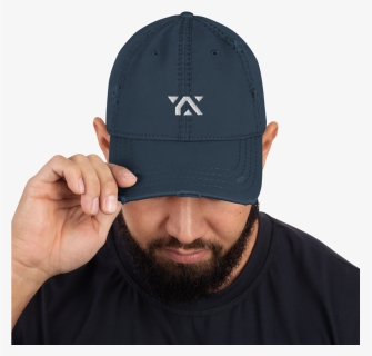 Yx Logo W File Embroidery Front Mockup Front Mens Navy - Hat, HD Png Download, Free Download