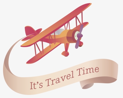 Airplane Logo Time Plane Transprent Png Free - Adobe Illustrator Plane, Transparent Png, Free Download