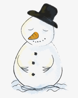Snowman, Winter, Snow, Cold, Wintry, White, Figure, - Snowman, HD Png Download, Free Download