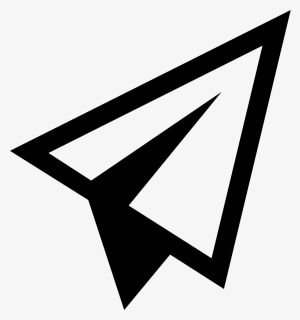 Paper Airplane Symbol Comments - Paper Airplane Icon Png, Transparent Png, Free Download