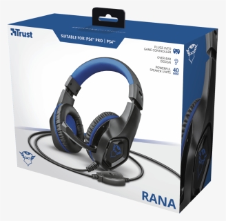 Gxt 404b Rana Gaming Headset For Ps4 - Trust Gxt 404b, HD Png Download, Free Download