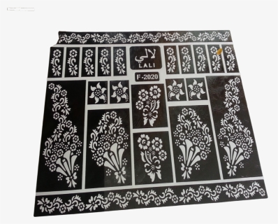 Henna Pattern Png , Png Download - Corak Sticker Inai Tangan, Transparent Png, Free Download