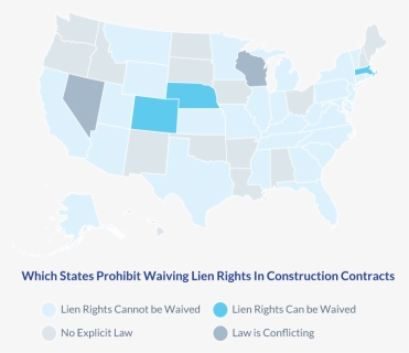 Which States Prohibit Waiving Lien Rights In Construction - Farms In The Us 2019, HD Png Download, Free Download