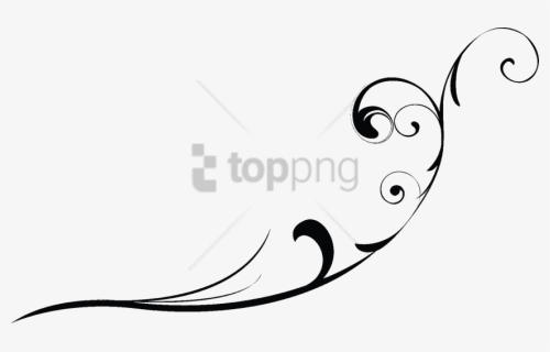 Free Png Swirl Line Design Png Png Image With Transparent - Black Swirls Transparent Background, Png Download, Free Download
