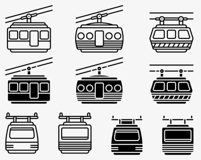 Cable Car Vector Icons - Icon, HD Png Download, Free Download