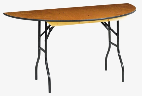 Trestle Table Semi Circle 4ft Hire For Events - Trestle Table, HD Png Download, Free Download