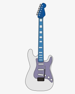 Electric Guitar Vector Clip Art - Fender Stratocaster Clip Art, HD Png Download, Free Download