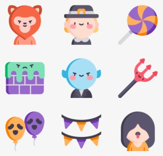 Halloween Icons, HD Png Download, Free Download