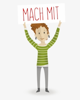 Figur Dankesbanner Machmit - Png Figur, Transparent Png, Free Download