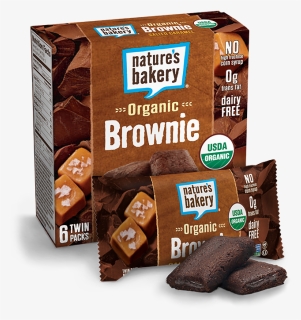 Nature"s Bakery Brownie Salted Caramel , Png Download - Nature's Bakery Organic Brownie, Transparent Png, Free Download