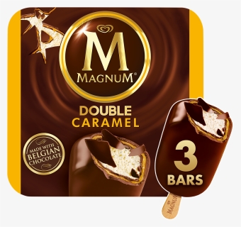Magnum Ice Cream Double Caramel , Png Download - Magnum Double Caramel Ice Cream, Transparent Png, Free Download