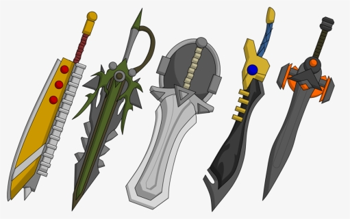 Fantasy Swords By Tmarts - Vector Fantasy Sword, HD Png Download, Free Download