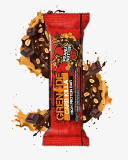 Carb Killa Peanut Nutter - Grenade Protein Bar Peanut Butter, HD Png Download, Free Download