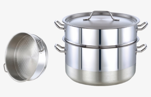 Stainless Steel Cook Pot - Lid, HD Png Download, Free Download