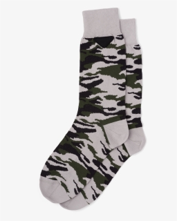 Camouflage Print Cotton Socks - Sock, HD Png Download, Free Download