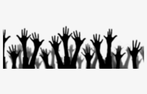 Raised Hands Png - Silhouette, Transparent Png, Free Download