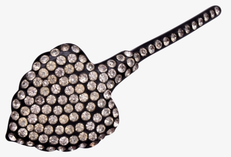 Lightweight Black And Clear Rhinestone Brooch - Bass Guitar, HD Png Download, Free Download