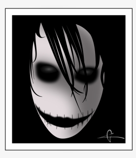 Tueur Killer Clip Arts - Scary Black And White Face Smile, HD Png Download, Free Download