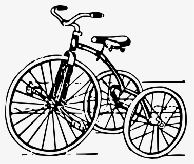 Old Tricycle Clip Arts - Clipart Black And White Toys, HD Png Download, Free Download